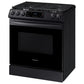 Samsung NX60T8111SG 6.0 Cu. Ft. Front Control Slide-In Gas Range With Wi-Fi In Black Stainless Steel