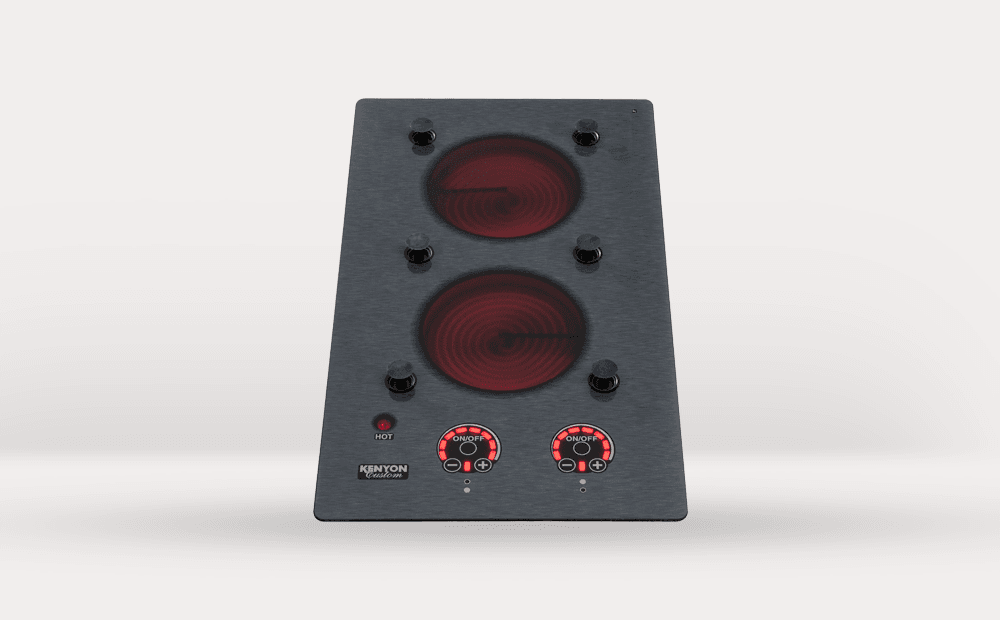 Kenyon B40579PUPS 120V Stainless Steel 2 Burner With Pups