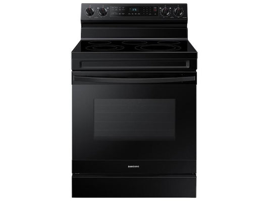 Samsung NE63A6511SB 6.3 Cu. Ft. Smart Freestanding Electric Range With No-Preheat Air Fry & Convection In Black
