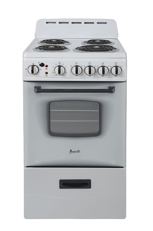 Avanti ERU200P0W 20" Electric Range