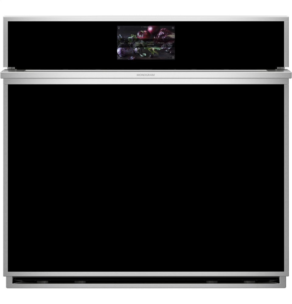 Monogram ZTS90DSSNSS Monogram 30" Smart Electric Convection Single Wall Oven Minimalist Collection