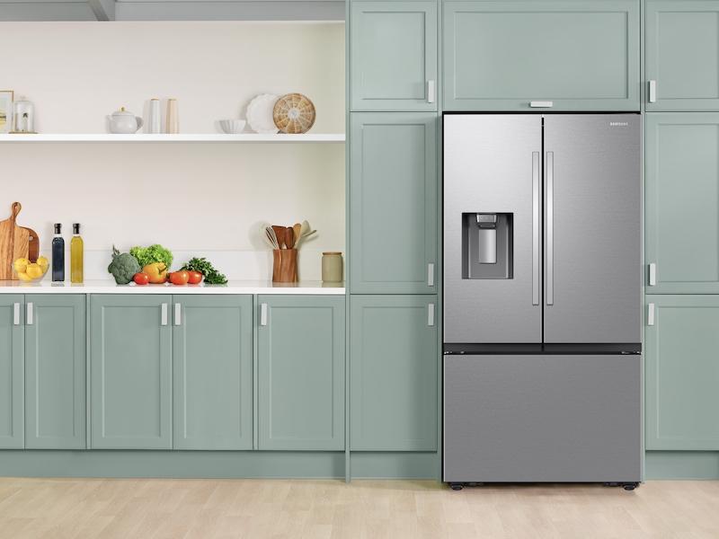 Samsung RF32CG5400SRAA 31 Cu. Ft. Mega Capacity 3-Door French Door Refrigerator With Four Types Of Ice In Stainless Steel
