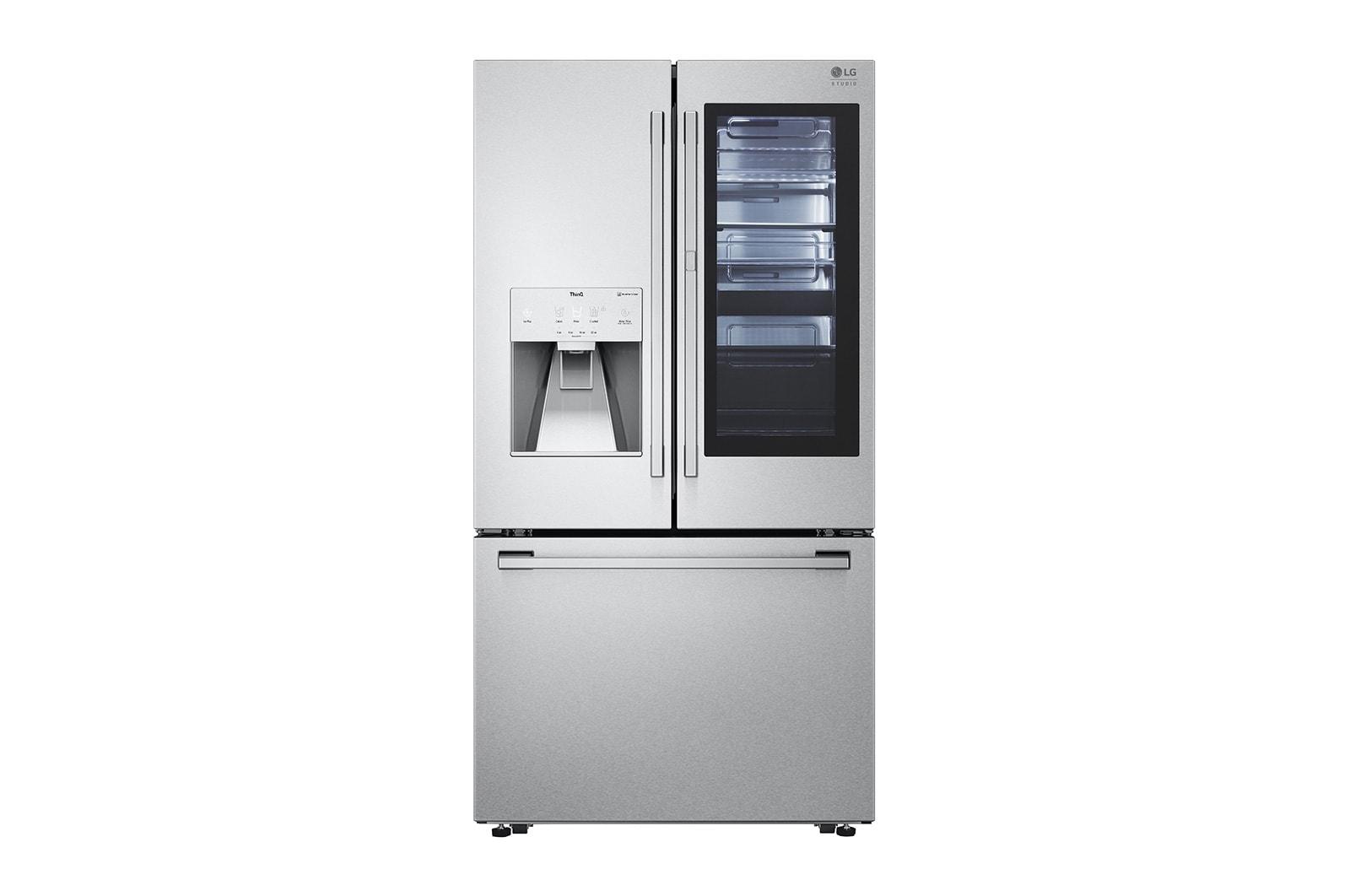 Lg SRFVC2416S Lg Studio 24 Cu. Ft. Smart Instaview® Door-In-Door® Large Capacity Counter-Depth Refrigerator With Craft Ice™ Maker
