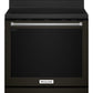Kitchenaid KFEG500EBS 30-Inch 5-Element Electric Convection Range - Black Stainless Steel With Printshield™ Finish