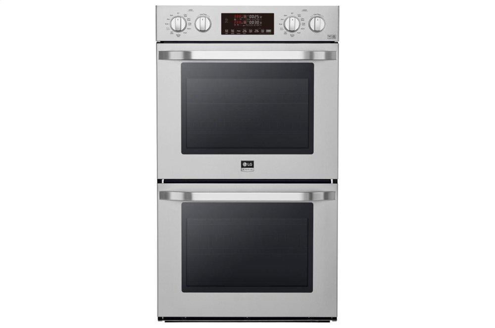 Lg LSWD307ST Lg Studio 4.7 Cu. Ft. Smart Wi-Fi Enabled Double Built-In Wall Oven