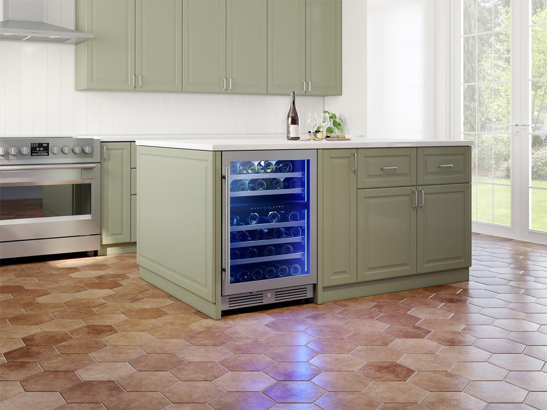 Zephyr PRW24C02CG 24" Dual Zone Wine Cooler