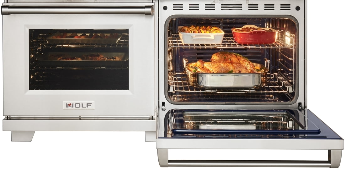Wolf DF60650CGSPLP 60" Dual Fuel Range - 6 Burners, Infrared Charbroiler And Infrared Griddle