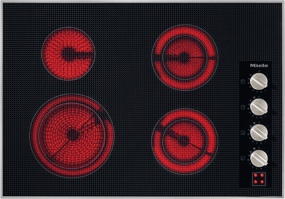 Miele KM5624240V Km 5624 240V - Electric Cooktop With A Width Of 30 5/8 (775) In (Mm) 30 5/8 (775) In (Mm) For Ultra-Convenient Cooking.