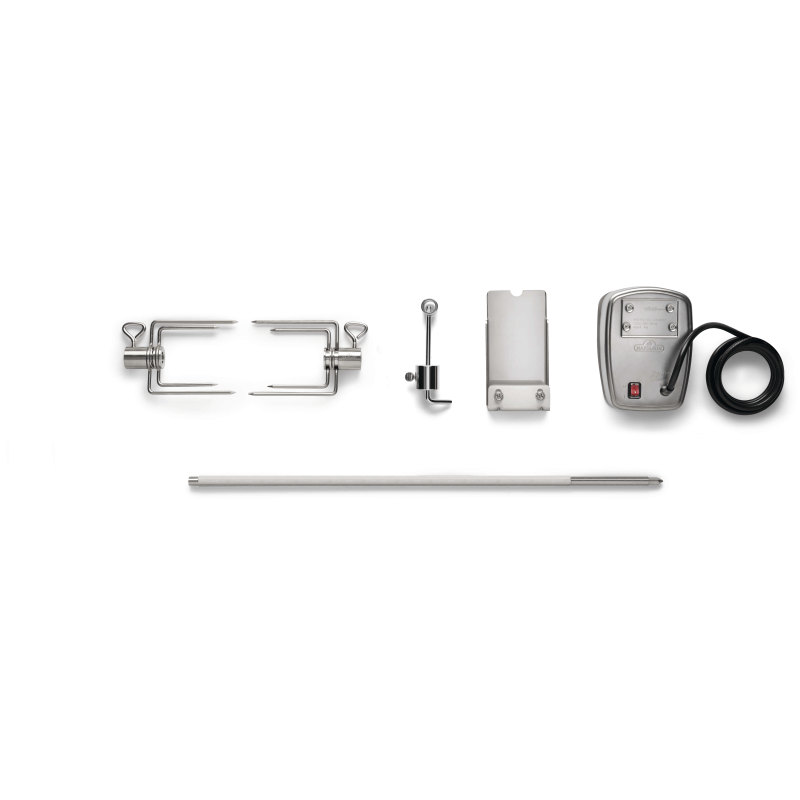 Napoleon Bbq 69851 Add-On Rotisserie Kit For Built-In 700 Series 44 For Two Independent Rotisserie Options Using The Dual Rear Burner