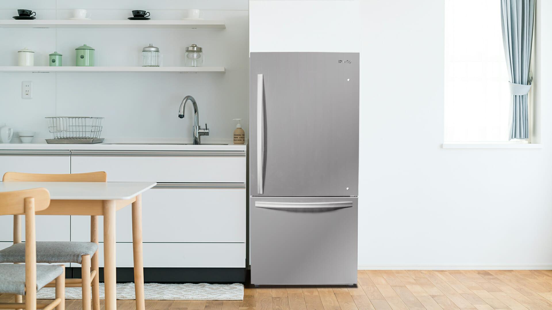 Danby DBM187E1SSDB Danby Designer 18.7 Cu. Ft. Apartment Fridge Bottom Mount In Stainless Steel