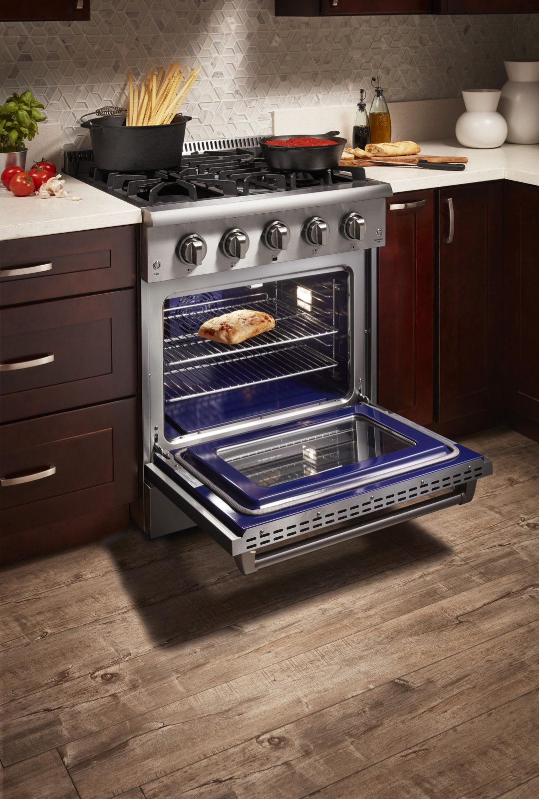 Thor Kitchen HRD3088ULP Professional 30 Inch Dual Fuel Range In Stainless Steel - Liquid Propane