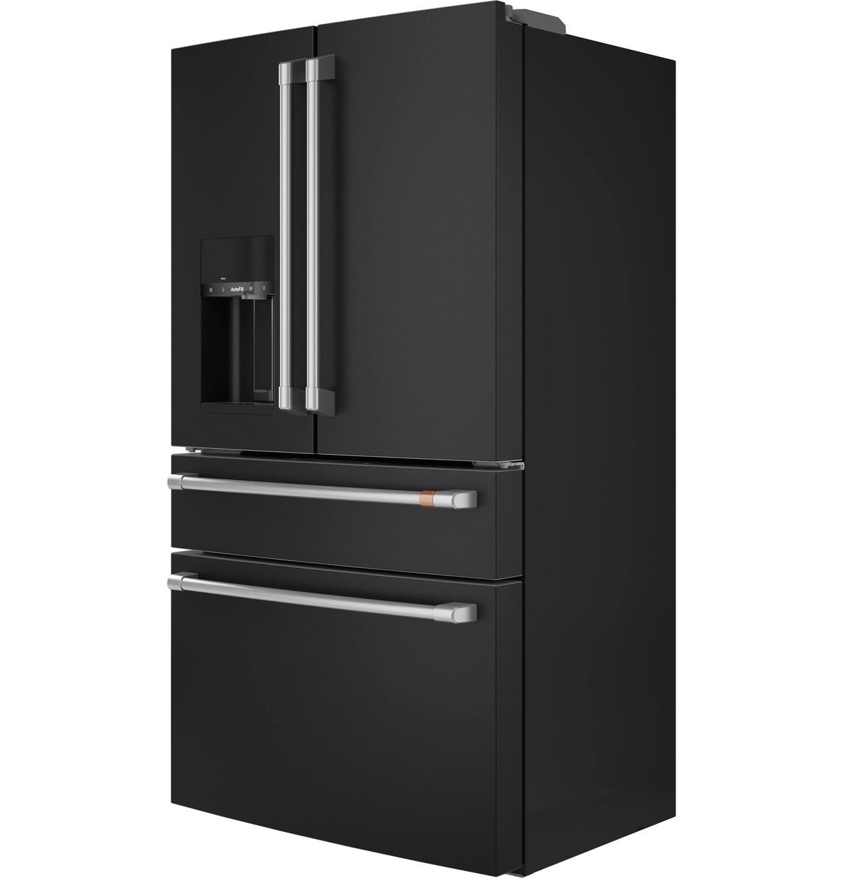 Cafe CXE22DP3PD1 Café&#8482; Energy Star® 22.3 Cu. Ft. Smart Counter-Depth 4-Door French-Door Refrigerator