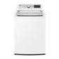 Lg WT7405CW 5.3 Cu.Ft. Mega Capacity Smart Wi-Fi Enabled Top Load Washer With 4-Way™ Agitator & Turbowash3D™ Technology