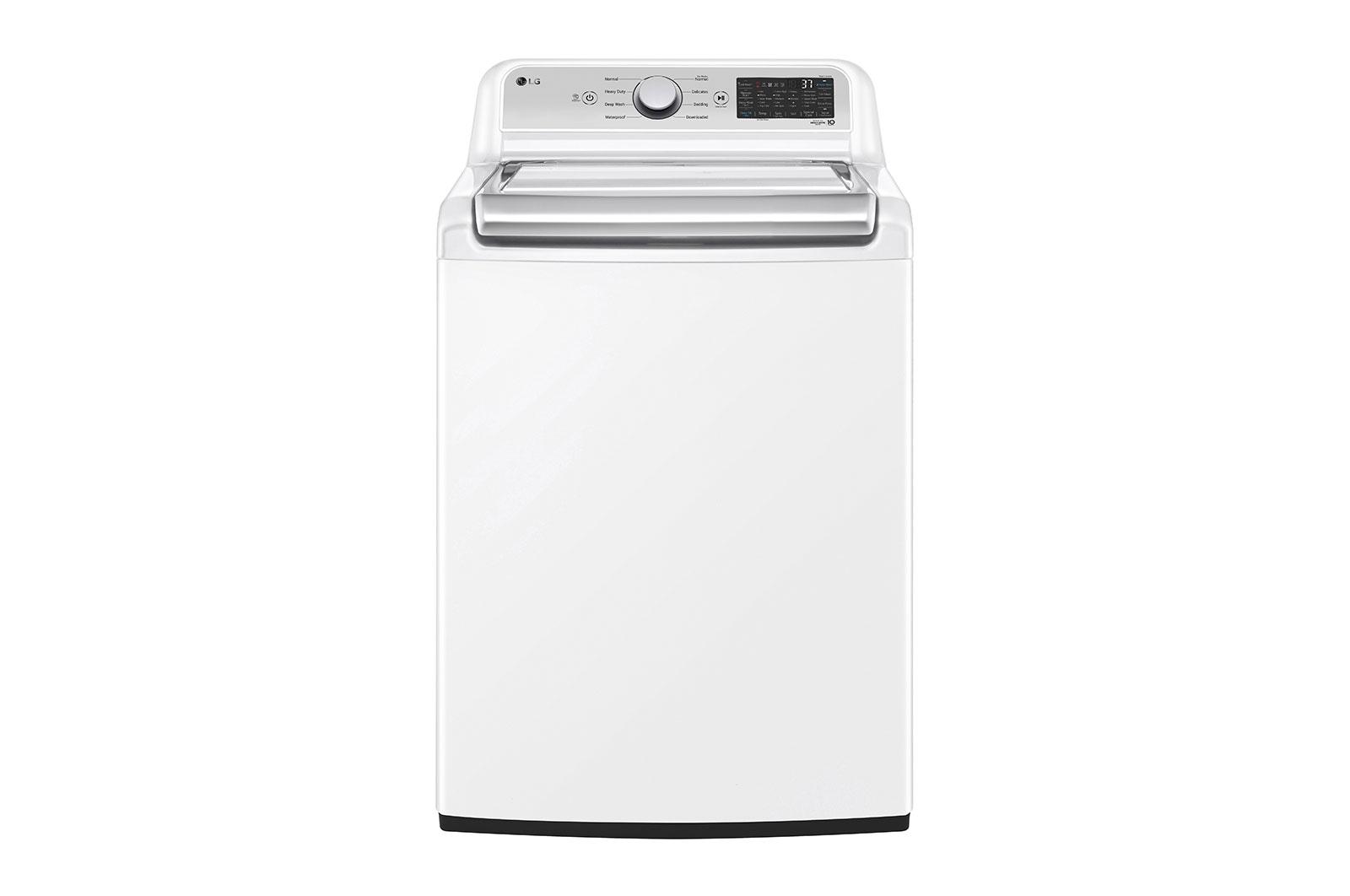 Lg WT7405CW 5.3 Cu.Ft. Mega Capacity Smart Wi-Fi Enabled Top Load Washer With 4-Way&#8482; Agitator & Turbowash3D&#8482; Technology