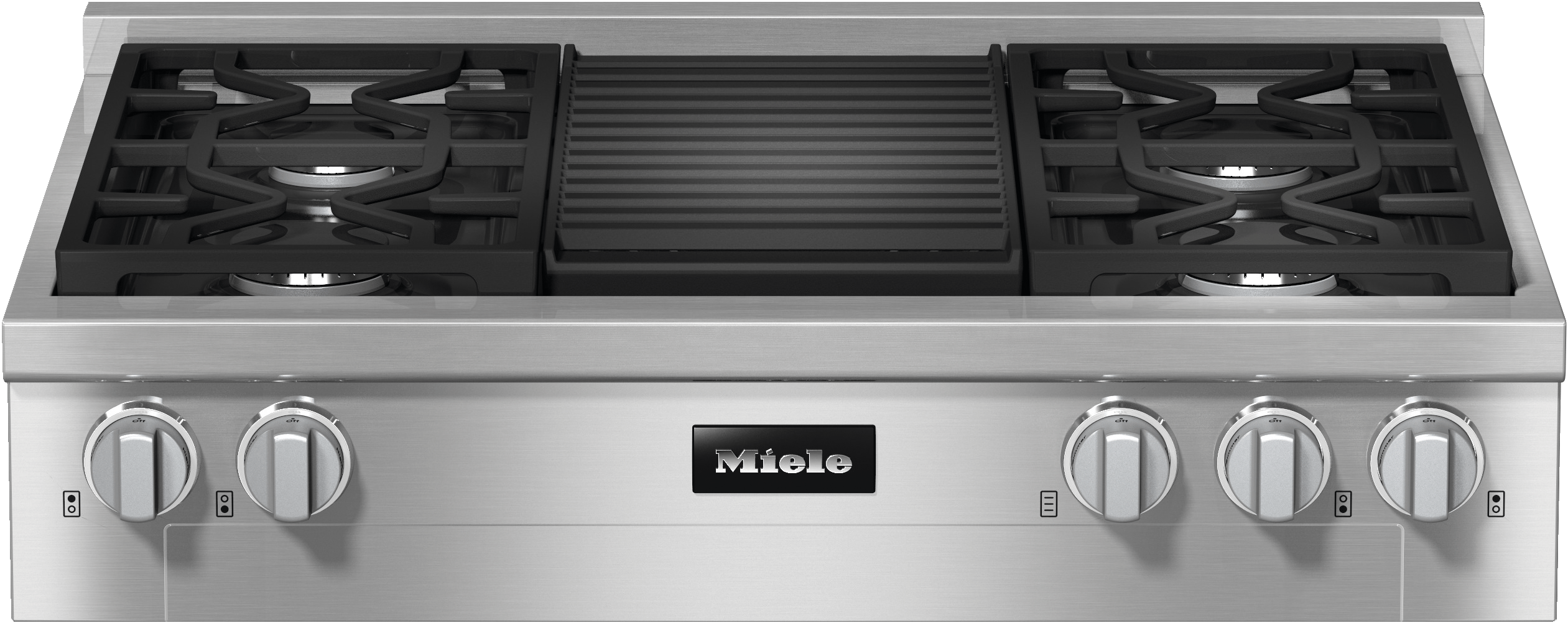 Miele KMR11353GGREDSTCLST Kmr 1135-3 G Gr Edst/Clst - Rangetop With Burners And Grill For Versatility And Performance