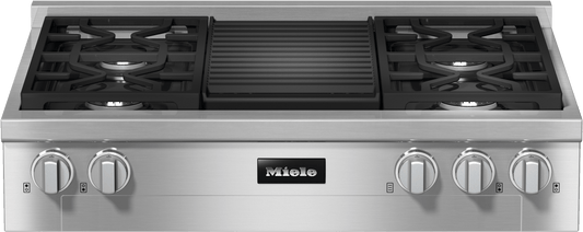 Miele KMR11353GGREDSTCLSTCLEANSTEEL Kmr 1135-3 G Gr Edst/Clst - Rangetop
