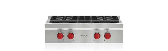 Wolf SRT304 30" Sealed Burner Rangetop - 4 Burners
