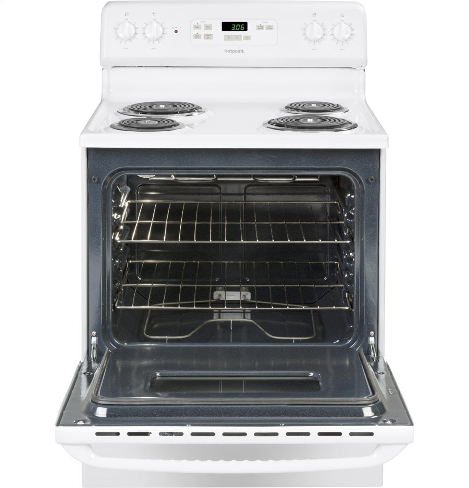 Hotpoint RBS360DMWW Hotpoint® 30" Free-Standing Standard Clean Electric Range
