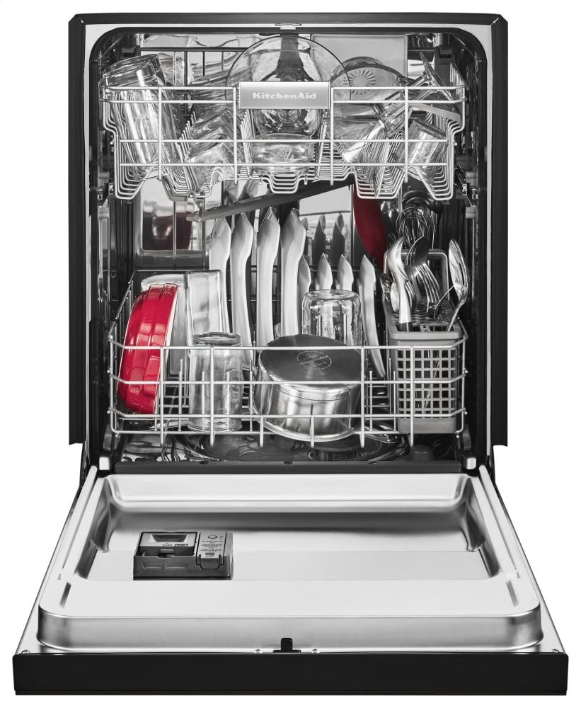 Kitchenaid KDFE104HBS 46 Dba Dishwasher With Prowash&#8482; Cycle And Printshield&#8482; Finish, Front Control - Black Stainless Steel With Printshield&#8482; Finish