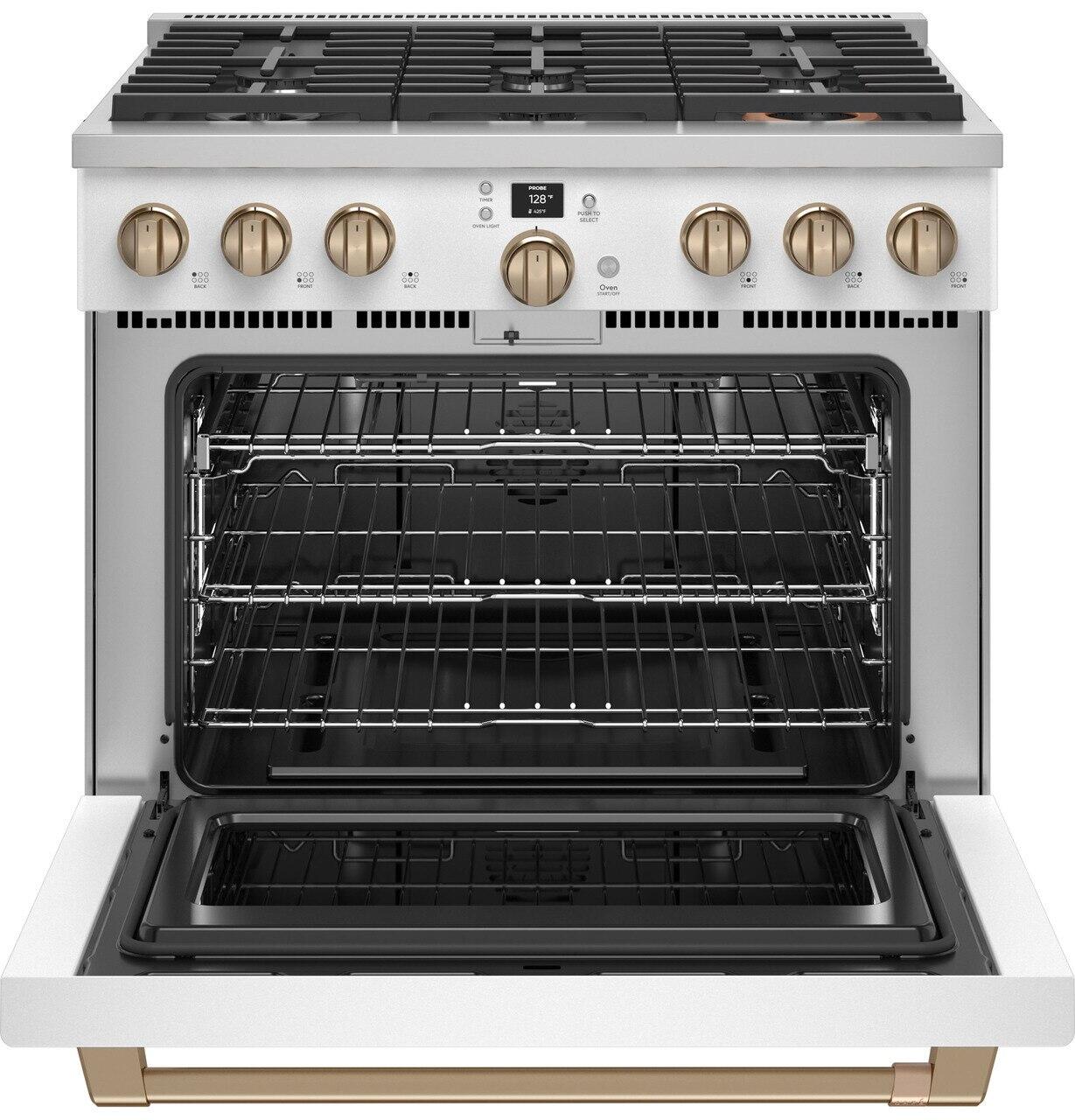 Cafe CGY366P4TW2 Café™ 36" Smart All-Gas Commercial-Style Range With 6 Burners (Natural Gas)