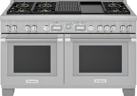 Thermador PRD606WCG 60-Inch Pro Grand® Commercial Depth Dual Fuel Range