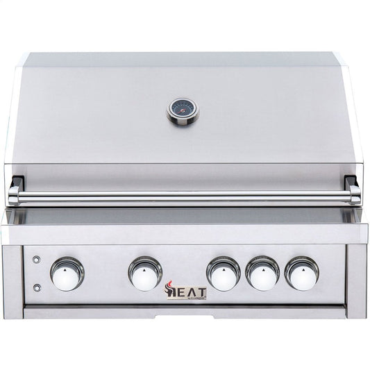 Heat Grills HTGR324NG Heat 32" 4-Burner Gas Grill W/ Infrared Burner - Ng
