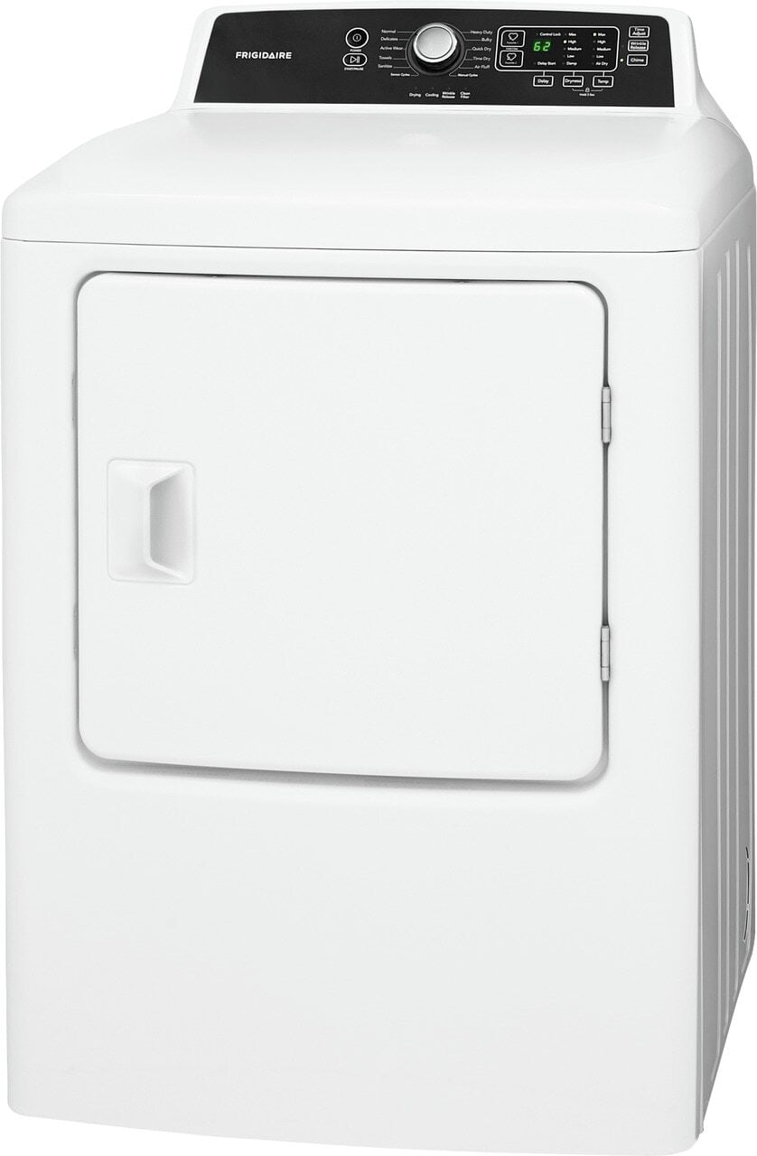Frigidaire FFRG4120SW Frigidaire 6.7 Cu. Ft. Free Standing Gas Dryer