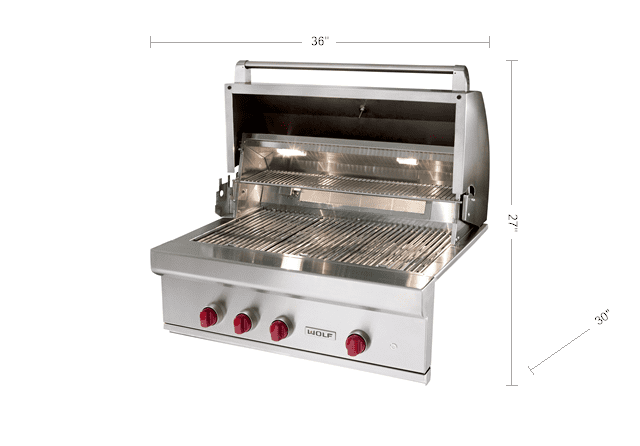 Wolf OG36LP 36" Outdoor Gas Grill