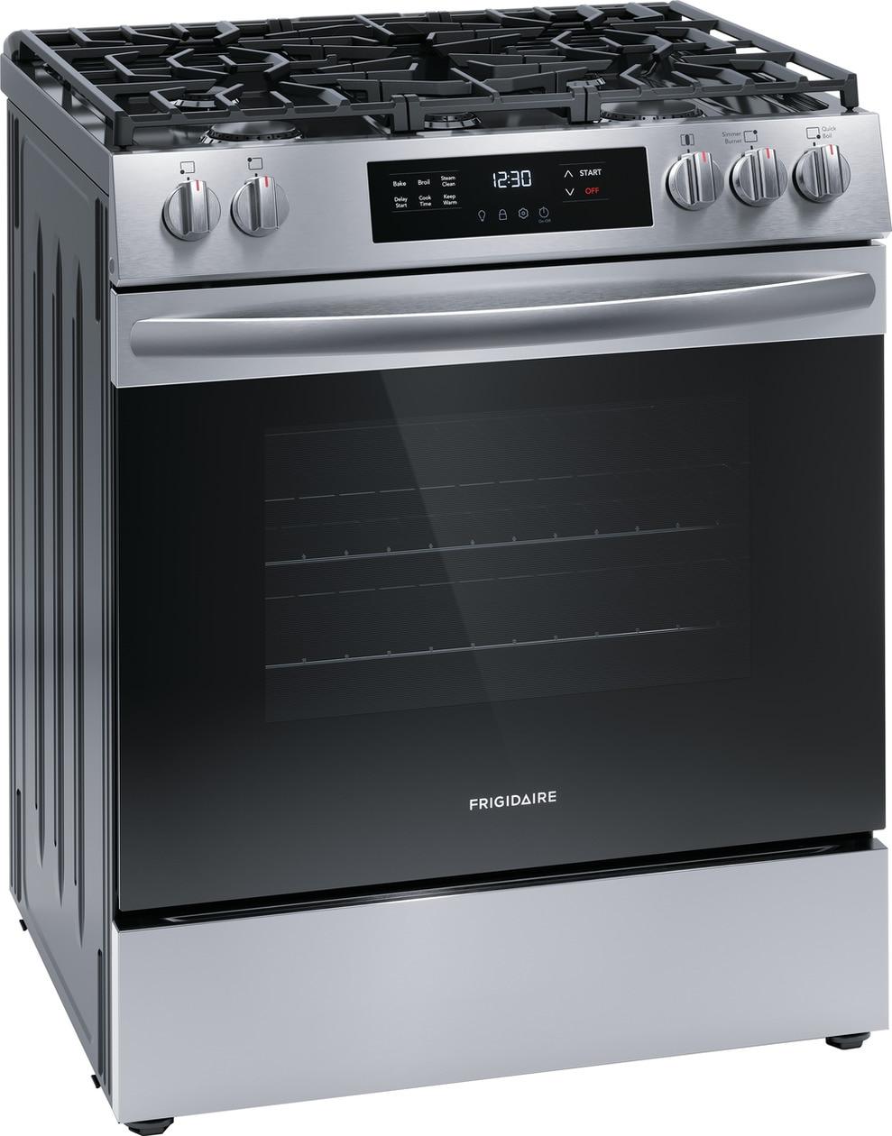 Frigidaire FCFG3062AS Frigidaire 30" Front Control Gas Range With Quick Boil