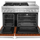 Kitchenaid KFGC558JSC Kitchenaid® 48'' Smart Commercial-Style Gas Range With Griddle - Scorched Orange