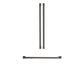 Cafe CXMB3H3PNBT Café Refrigeration Handle Kit - Brushed Black