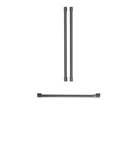 Cafe CXMB3H3PNBT Café Refrigeration Handle Kit - Brushed Black
