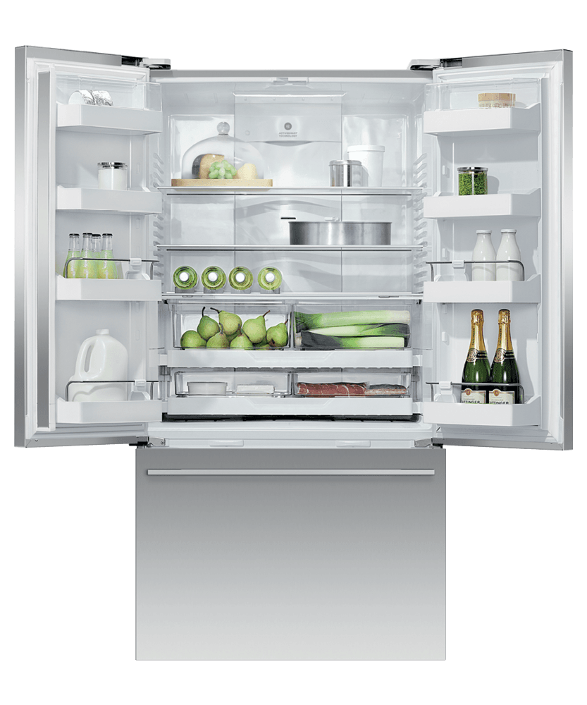 Fisher & Paykel RF201ADX5N Freestanding French Door Refrigerator Freezer, 36", 20.1 Cu Ft