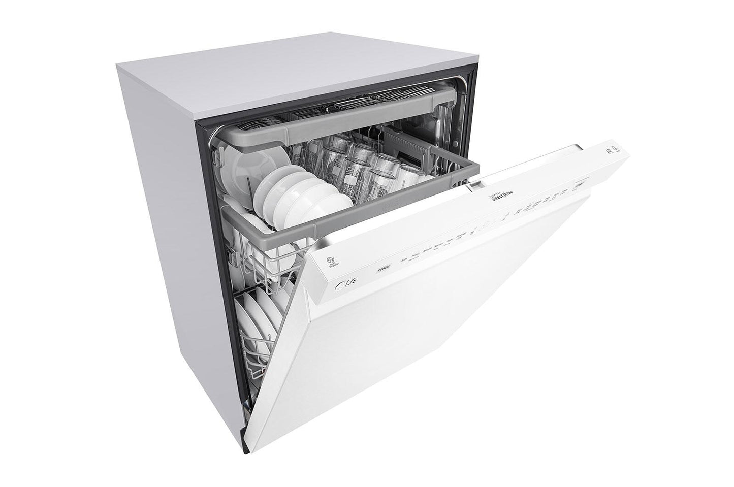 Lg LDFN4542W Front Control Dishwasher With Quadwash&#8482; And 3Rd Rack