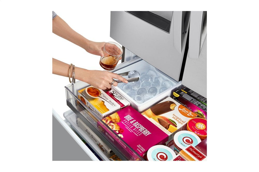 Lg LRFXC2416S 24 Cu. Ft. Smart Wi-Fi Enabled Counter-Depth Refrigerator With Craft Ice&#8482; Maker