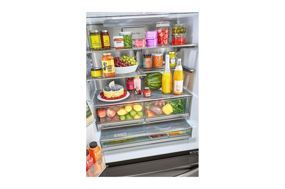 Lg LRFXC2416D 24 Cu. Ft. Smart Wi-Fi Enabled Counter-Depth Refrigerator With Craft Ice™ Maker