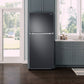 Samsung RT18M6213SG 18 Cu. Ft. Top Freezer Refrigerator With Flexzone™ In Black Stainless Steel