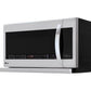 Lg LMHM2237ST 2.2 Cu. Ft. Over-The-Range Microwave Oven With Easyclean®