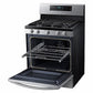 Samsung NX58H5650WS 5.8 Cu. Ft. Gas Range With True Convection In Stainless Steel