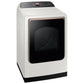 Samsung DVE55A7300E 7.4 Cu. Ft. Smart Electric Dryer With Steam Sanitize+ In Ivory