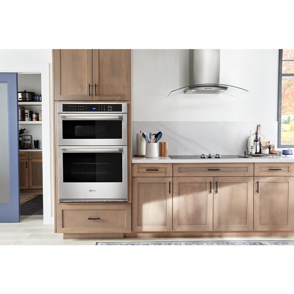 Maytag MOEC6030LZ 30-Inch Wall Oven Microwave Combo With Air Fry And Basket - 6.4 Cu. Ft.