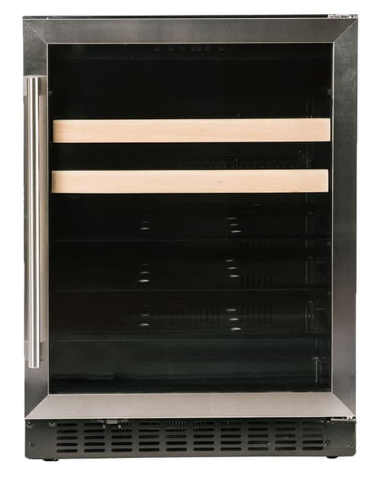 Azure Home Products A124BEVS Beverage Center 1.0 - 24" Glass Door W/ Stainless