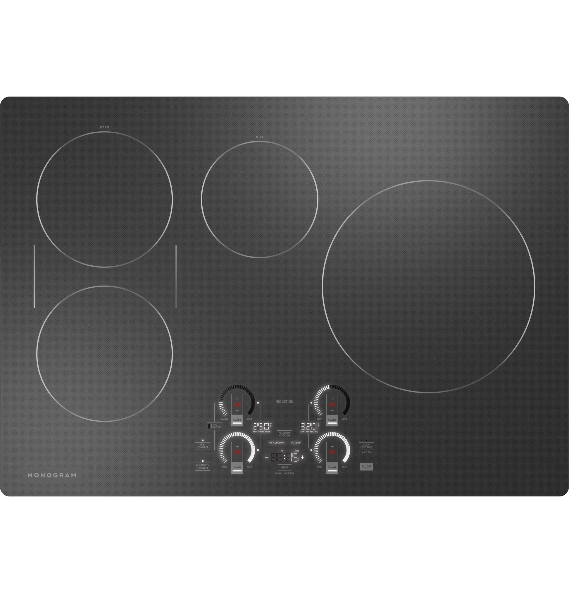 Monogram ZHU30RDTBB Monogram 30" Induction Cooktop