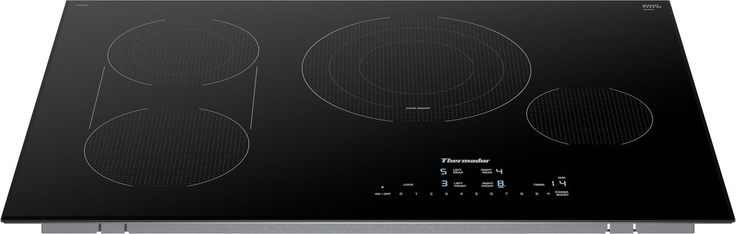Thermador CET305YB Touch Control Electric Cooktop 30'' Black, Surface Mount Without Frame Cet305Yb