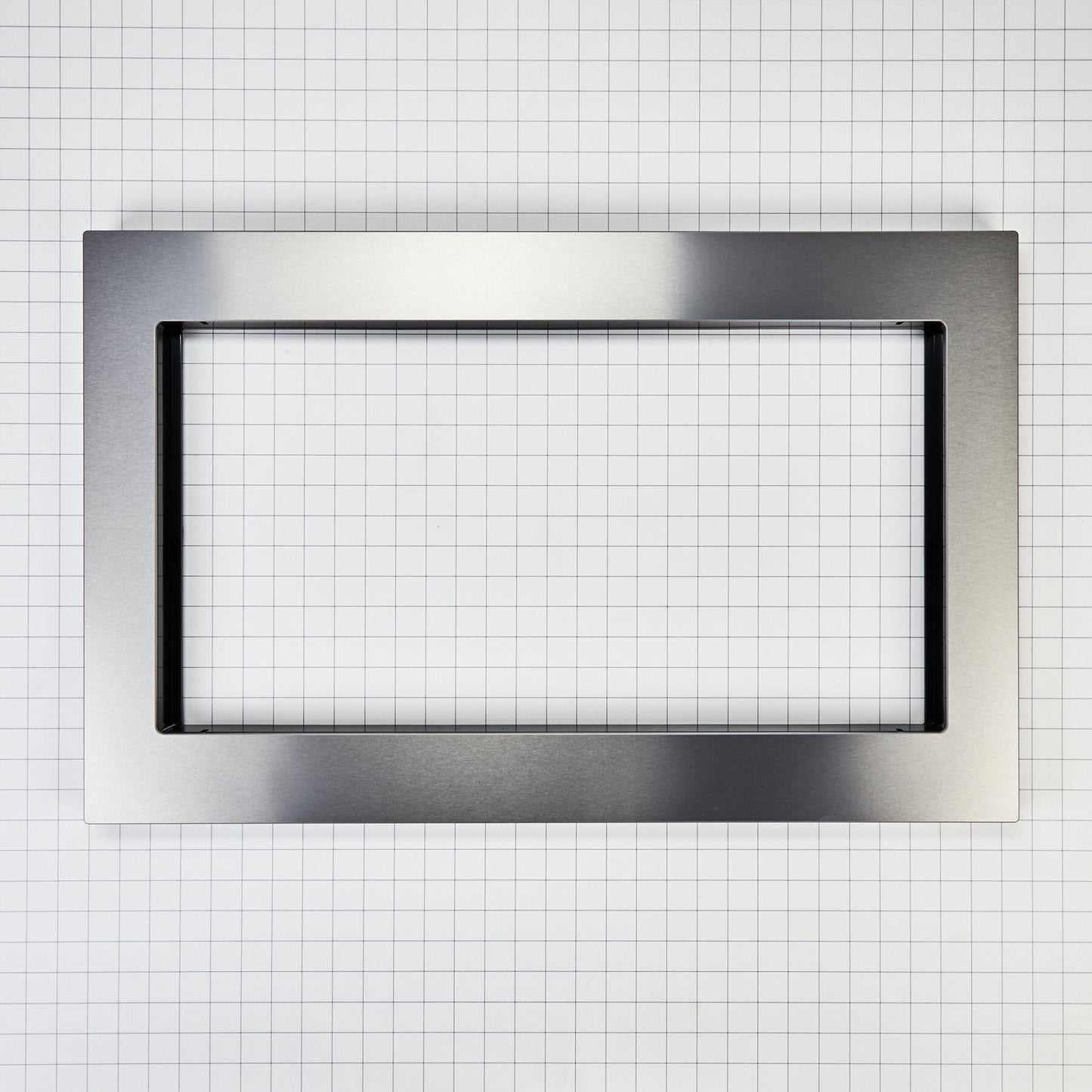 Kitchenaid MK2220AZ Countertop Microwave Trim Kit, Anti-Fingerprint Stainless Steel - Fingerprint Resistant Stainless Steel