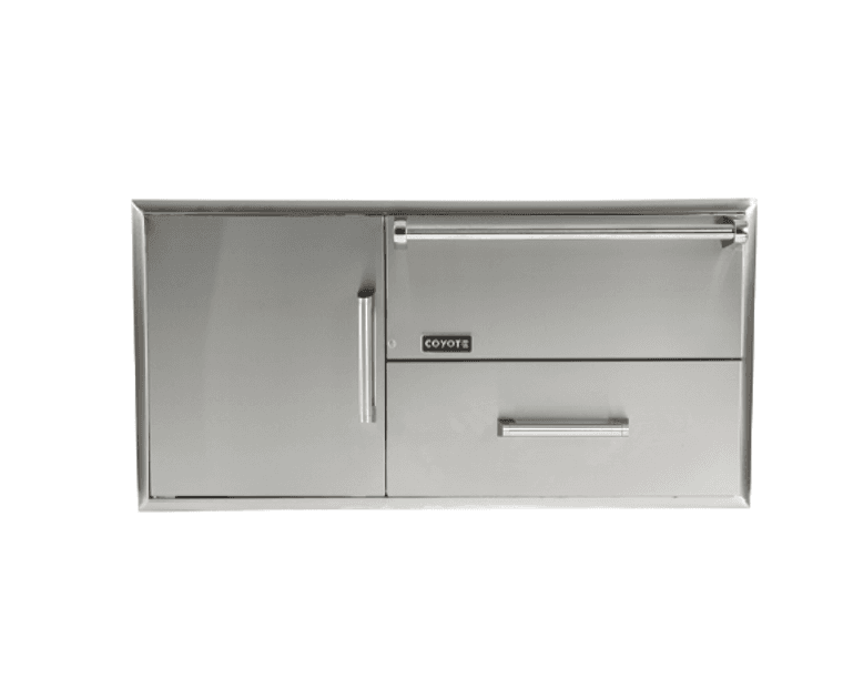 Coyote CCDWD Combination Storage: Warming Drawer & Access Doors