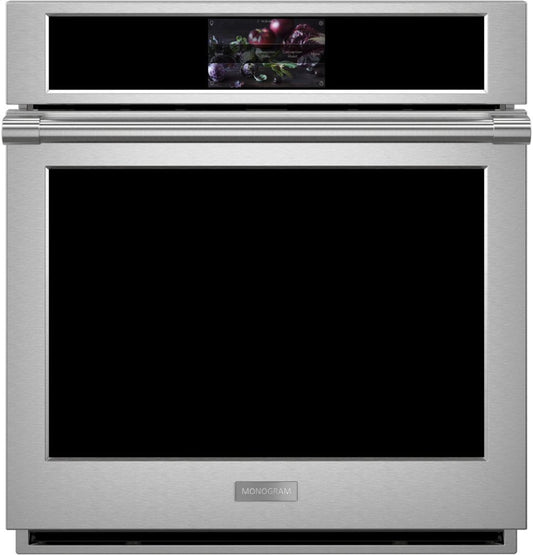 Monogram ZKS90DPSNSS Monogram 27" Smart Electric Convection Single Wall Oven Statement Collection