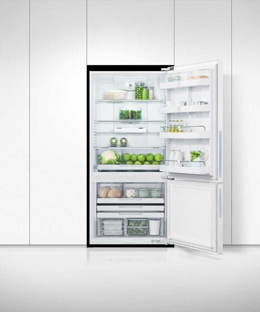 Fisher & Paykel RF170BRPW6N Freestanding Refrigerator Freezer, 32", 17.5 Cu Ft