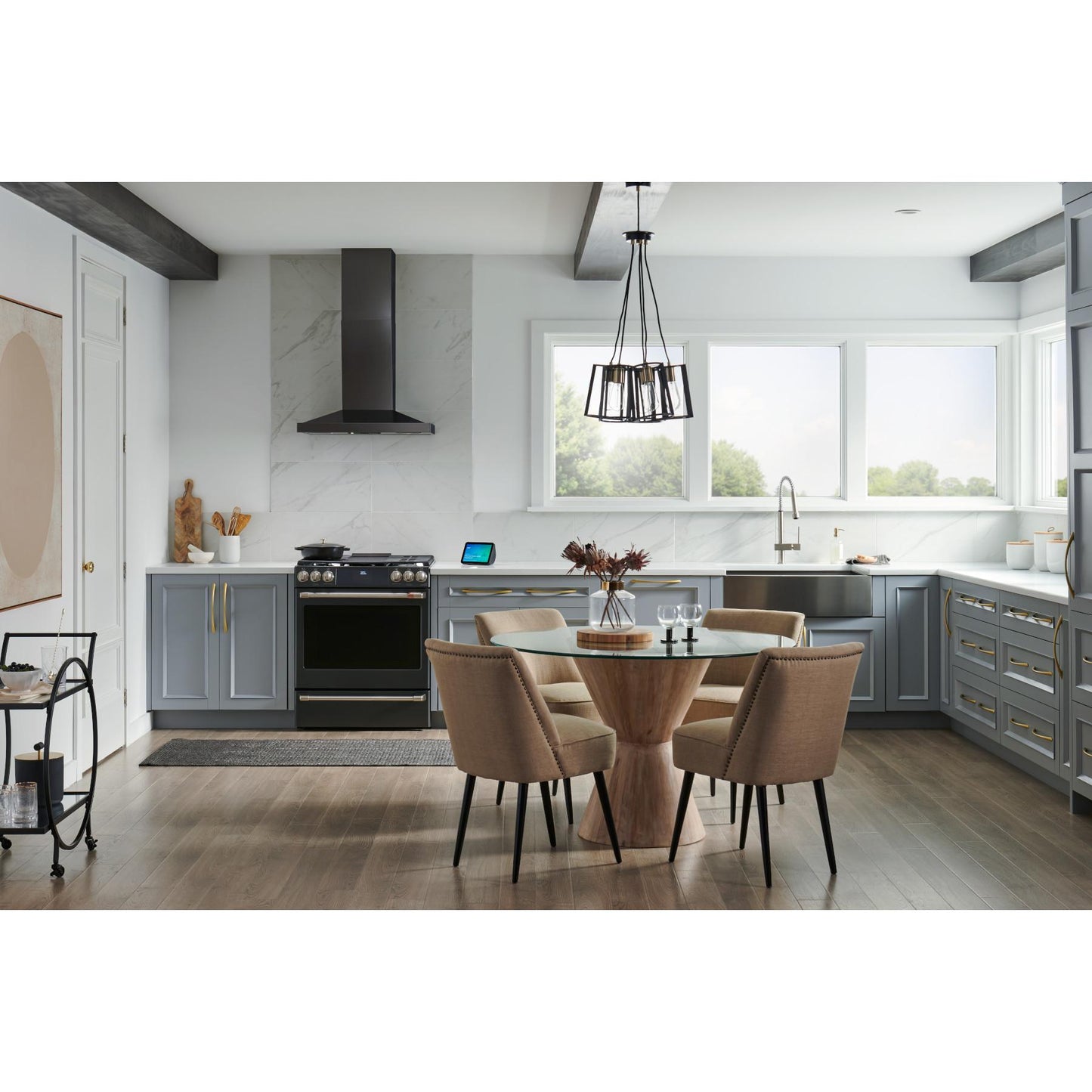 Best Range Hoods WCS1306BLS 30-Inch Wall Mount Chimney Hood W/ Smartsense® And Voice Control, 650 Max Blower Cfm, Black Stainless (Wcs1 Series)