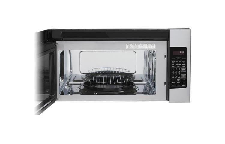 Lg LMVH1711ST 1.7 Cu. Ft. Over-The-Range Convection Microwave Oven